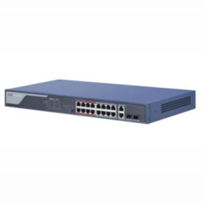 Hikvision DS-3E0318P-E(B) PoE Коммутатор Hikvision DS-3E0318P-E(B) PoE Коммутатор