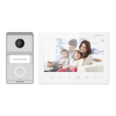 Hikvision DS-KIS101-P/Surface Домофон, комплект Hikvision DS-KIS101-P/Surface Домофон, комплект